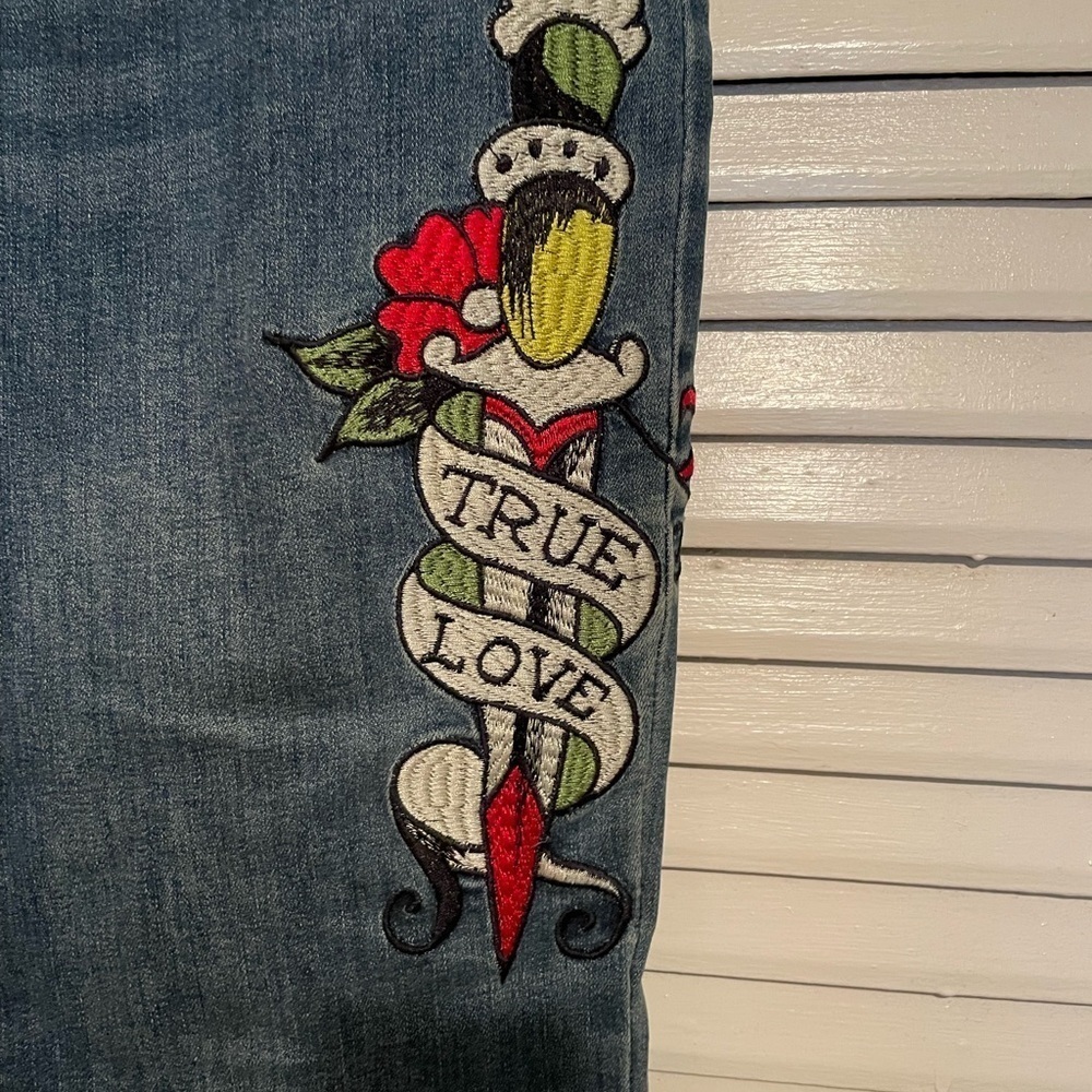 Ed hardy NYC slim flare jean - Picture 2 of 8